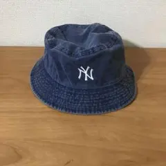 New Era ニューヨーク・ヤンキース バケットハット M/L ネイビー