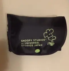 スヌーピー　黒　エコバッグ