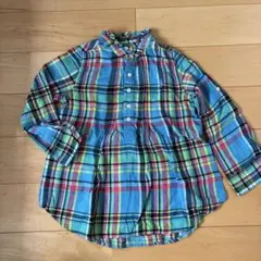 Ralph Lauren チェック柄長袖シャツ 4/4T