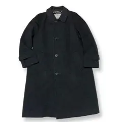 アクアスキュータム　ロングコート　グレー　イングランド製　80〜90s 美品