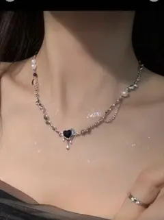 【新品未使用】メルト ハート ネックレス 韓国 ガーリー