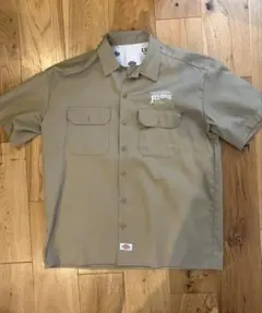 ロンハーマン 別注　Dickies 半袖ワークシャツ ベージュ Mサイズのサムネイル