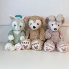 ダッフィー&フレンズ　ぬいぐるみ3点セット