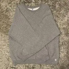 rasseru グレー クルーネック トレーナー