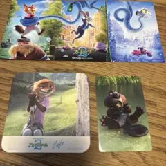 ズートピア2 オーマイカフェ 特典　コースター　ニック
