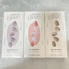 DASHING DIVA glaze セミキュアジェルネイル 3色セット
