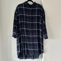 GLOBAL WORK チェック柄 長袖シャツ Lサイズ