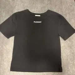 EMODA ロゴプリント 半袖Tシャツ ブラック