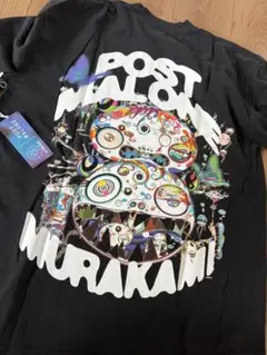 POST MALONE×村上隆 長袖 Tシャツ 2XL ブラック ポストマローン 5月30日(火)12時よりWEBショップにて、村上隆 ✕ ポスト