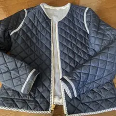 TORY BURCH ネイビー キルティングジャケット S