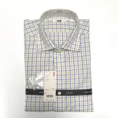 UNIQLO ファインクロス　チェックシャツ　長袖　L