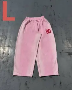 XXLサイズ SKYLRK reverse sweat pants ピンク - メルカリ