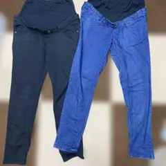 無印　マタニティーパンツ　2本セット