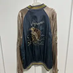 90s SEVEN S.T.CリバーシブルスカジャンLサイズ ビンテー