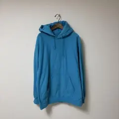 JOHNBULL メンズフード付きスエットパーカー 青