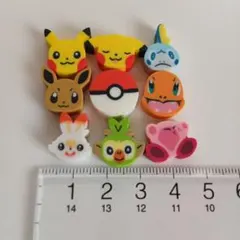 ポケットモンスター　カービィ　ミニ消しゴム　9個セット
