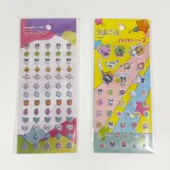 人気 たまごっち プチプチシール2（ぷっくりシール 2枚セット）