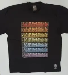 キン肉マン公式TシャツXL 最後の晩餐　悪魔超人 レインボー７連　レア商品のサムネイル