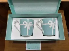 新品　ティファニー ブルーリボン マグカップ