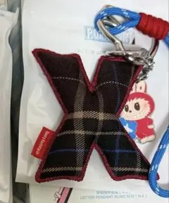 ポップマート　ラブブ　イニシャル　アルファベット　X