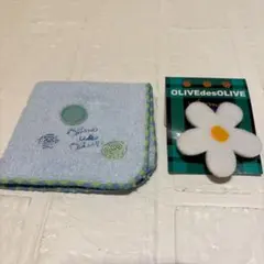 브랜드 뉴 올리브데스올리브 미니 타월 클립 2종 세트 올리브 드 올리브