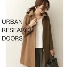 URBAN RESEARCH DOORS 2WAYフードショールカラーコート