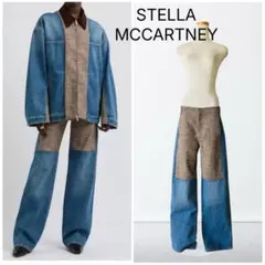 ら*ん様 STELLA McCARTNEY  クリスタルデニムパンツ　34 ら*ん様 STELLA McCARTNEY H&M クリスタルデニムパンツ 34 - メルカリ