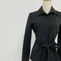 【美品】プロポーションボディドレッシング リボンベルト付き ジャケット きれいめ