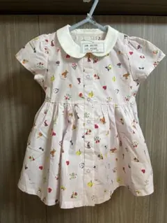 【新品タグ付】kate spade ワンピース 80 ブルマ付 総柄 丸襟