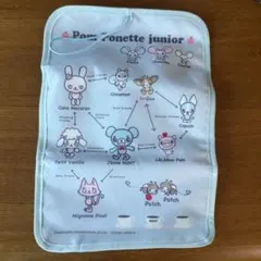 ポンポネット ナルミヤキャラクターズおりたたみポーチ