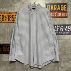 90s Ralph Lauren ストライプBDシャツ CLASSIC FIT