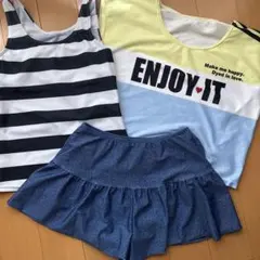 160cm⭐︎水着セパレート3点セット