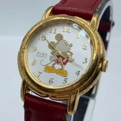 稼働品　レディース　SEIKO ALBA腕時計　ミッキー　ヴィンテージ　新品電池