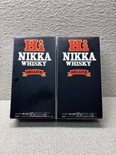 ニッカ　ハイニッカデラックス2級　2本180ml 箱傷あり　デッドストック　希少のサムネイル