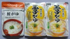 レトルトがゆ３個 ( 鮭がゆ✕１個子がゆ✕２個 )のサムネイル
