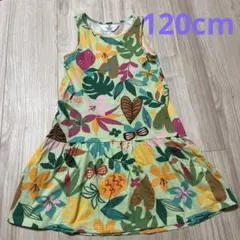 H&M 花柄 ノースリーブ ワンピース EUR 122/128