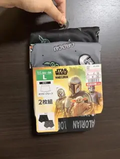 【新品】STAR WARS ボクサー2枚組 Lサイズ マンダロリアン　グローグー