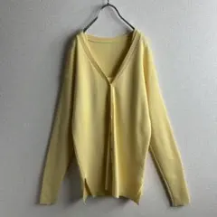 スピックアンドスパン　コットンナイロンツインニット　黄色　アンサンブル