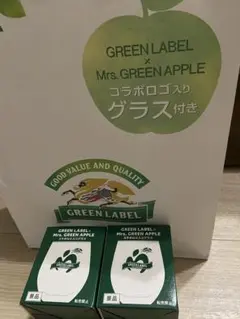 GREEN LABEL × Mrs. GREEN APPLE コップ2個セット