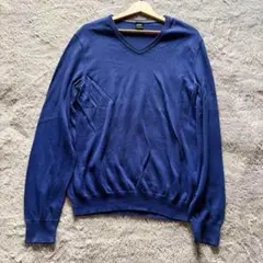 【USED】BOSS HUGO BOSS コットンニット　M