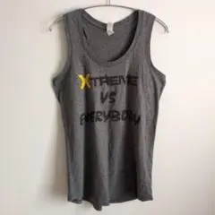 【M】DISTRICT タンクトップ グレー スポーツ メンズ トップス