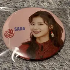 匿名配送 TWICE サナ Candypop 缶バッジ