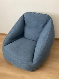 【値下げ不可・廃盤】無印良品空気でできたソファ　1人掛けソファ チャコール 値下げ不可・廃盤】無印良品空気でできたソファ 1人掛けソファ