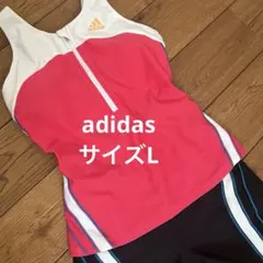 adidas ワンピース水着 フロントジップLサイズのサムネイル