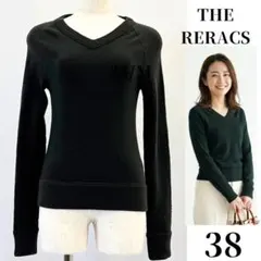 ザ リラクス THE RERACS ニット 長袖 Vネック 38 M 黒 2026年最新】THE RERACS レディース 長袖 ニット・セーターの人気