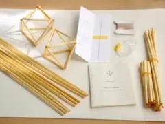 ヒンメリセット　通し針・糸付き