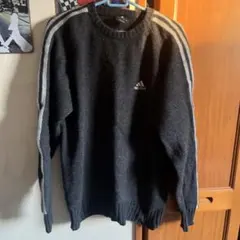 adidas ブラック メンズ ニットセーター