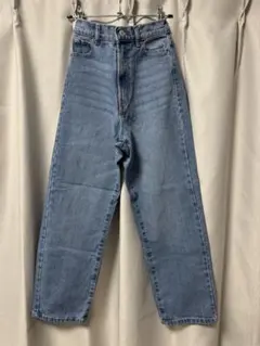 moment+ デニム＆ツイルストレートパンツ