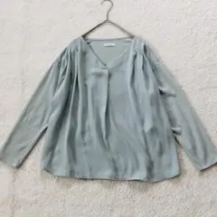 【earth music&ecology】異素材カットソーブラウス(F)ミント