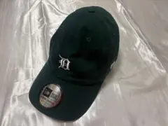 NEW ERA キャップ グリーン 刺繍ロゴ